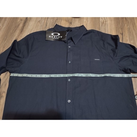 Oakley Shirts Nwt Oakley Mens Black Button Down Dress Shirt Solid
